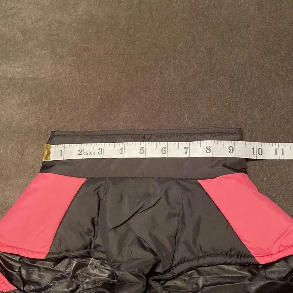 Dog Coat Black & Pink ZipUp No Pull Design D-Rings to attach Leash Size 4XL NEW